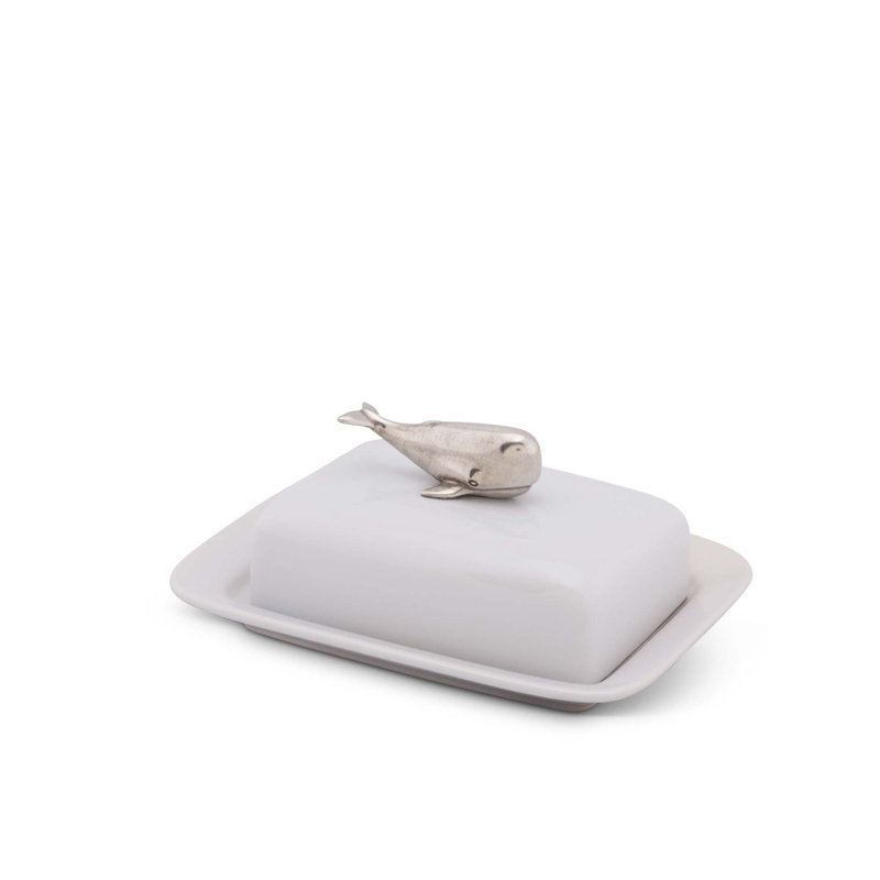 Sea And Shore Stoneware Butter Dish