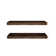 Chalissa 2 Piece Solid Wood Floating Shelf