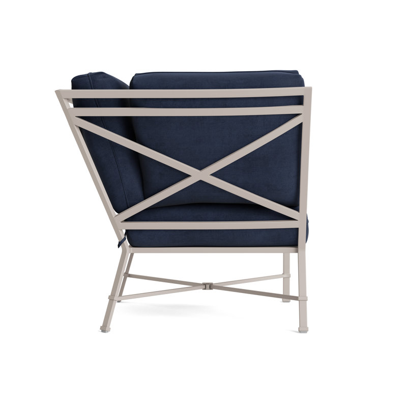 Venetian Outdoor Patio Sectional, Fusion Neptune, Dove