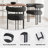 Mahjabi Upholstered Dining  Arm Chairs-771128952