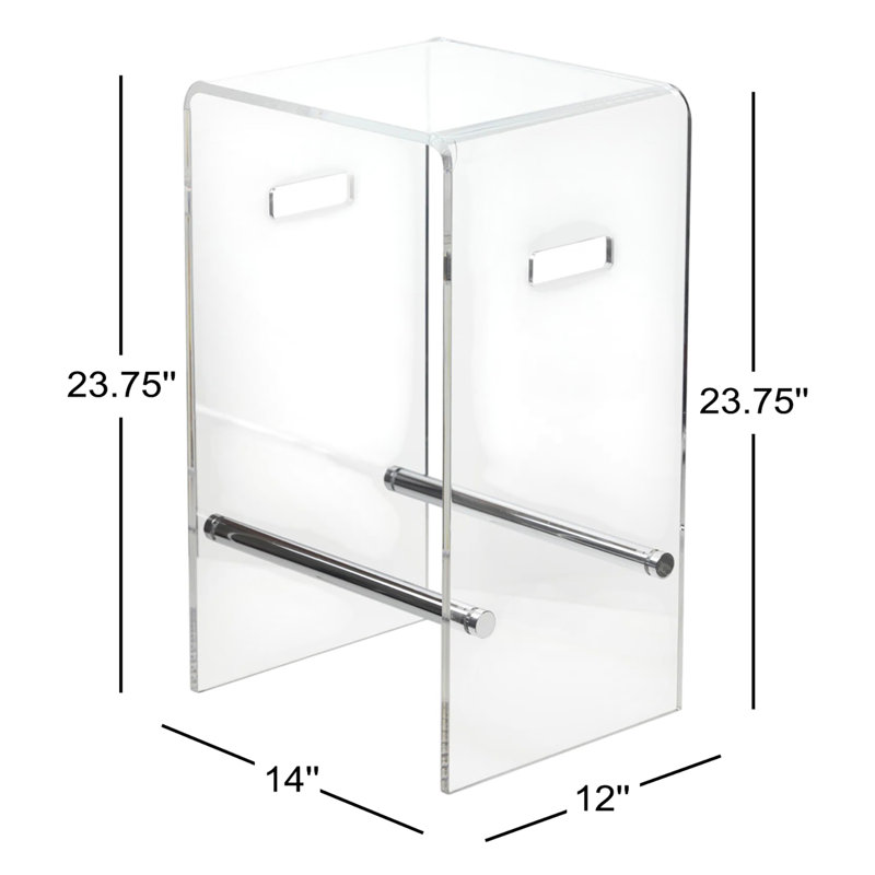 Counter Stool, Chrome Footrest