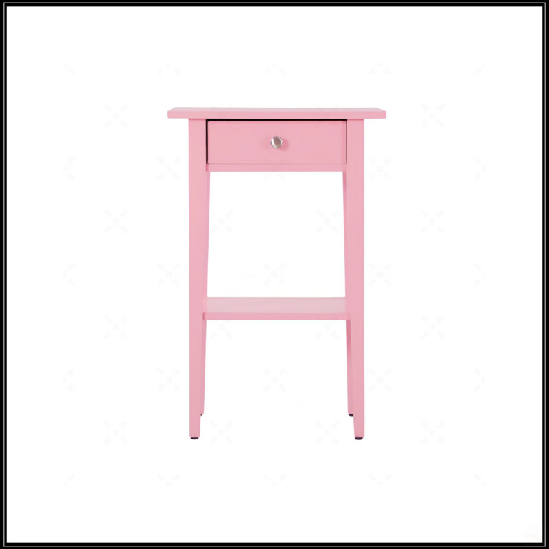 Table de chevet Dalton, Rose