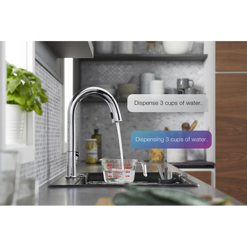 Sensate Kitchen Faucet with Konnect, Polished Chrome