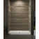 Levity 74" H x 59.63" W Bypass Shower Door with CleanCoat® Technology