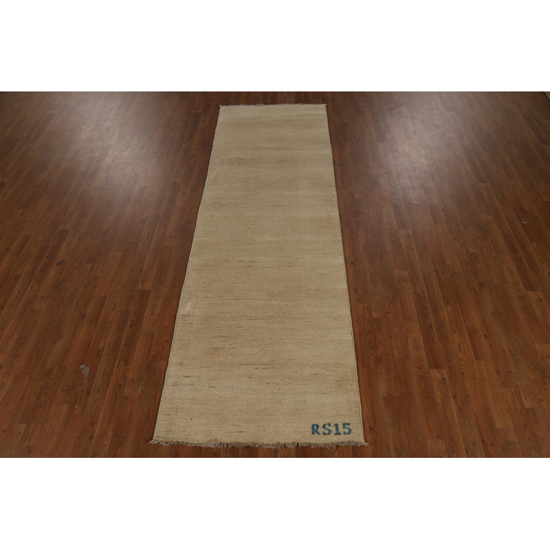 Tapis beige moderne Gabbeh 3 x 10