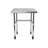 Stainless Steel Open Base Work Table with Wheels-1686596878