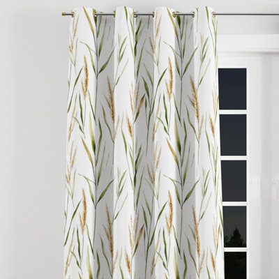 Rideaux à motif floral - Rideau à œillets Bolitho Coastal - 1 panneau