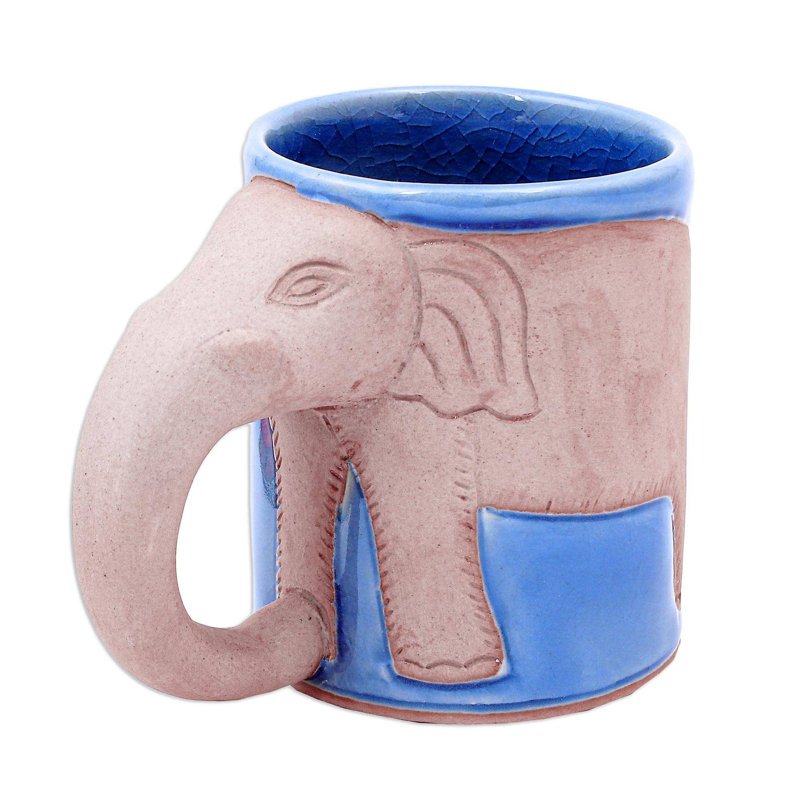 Tasse en céramique Novica Morning Joe, Celadon