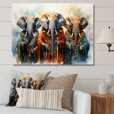 " African Sacred Elephants II "