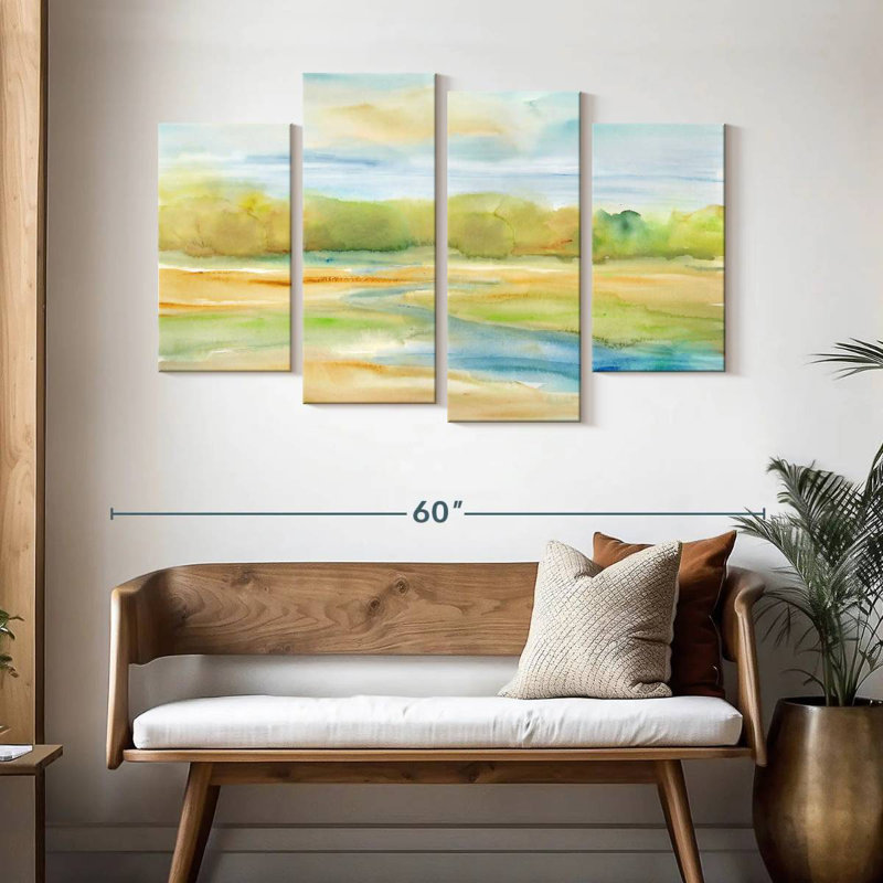 Aquarelle Avery, paysage I