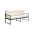 Ensemble de mobilier de patio extérieur en acier