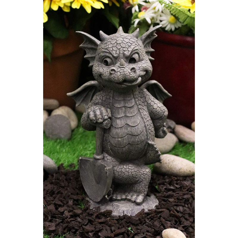 Statue de dragon fantaisiste Anniyah
