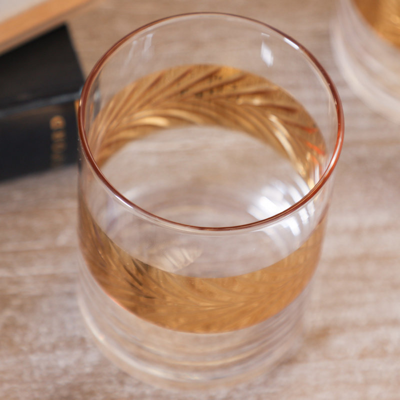 Abbo 400ml Crystal Whiskey Glass Set