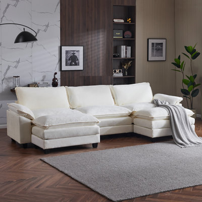 Latitude Run® 3-Seat Sectionals With 2 Ottoman