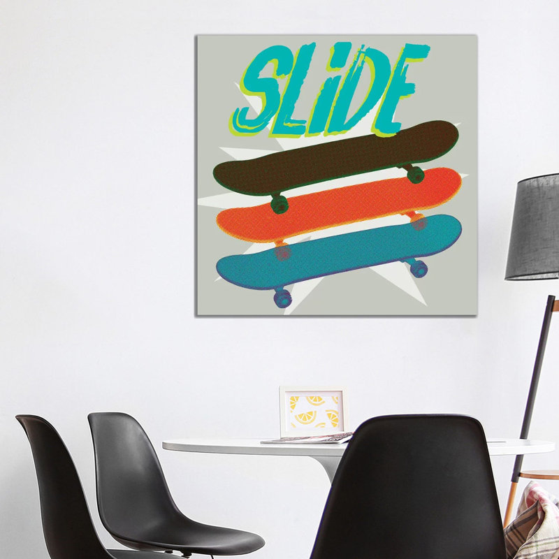 Sk8r II 1 Piece Wrapped Canvas Painting, 93.98 cm H x 93.98 cm W x 3.175 cm D