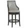 Robroy Swivel Upholstered Counter Stool with Solid Wood Frame