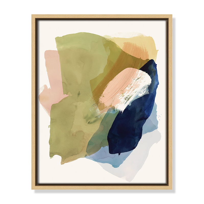 Brush and Whisper II Print by , 15.5" H x 12.5" W, Natural Floater
