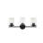Ambroz 2-Light Dimmable Vanity Light in Matte Black-555498480