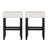 Elegant Leather Counter Height Barstool Set, Ideal For Kitchen And Entertaining Spaces.