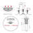 Widespread 2-handle Bathroom Faucet with Drain Assembly-82540530