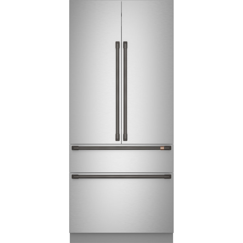 40" Refrigeration Handle Kit, Brushed Black