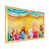 Impression dorée sur toile encadrée