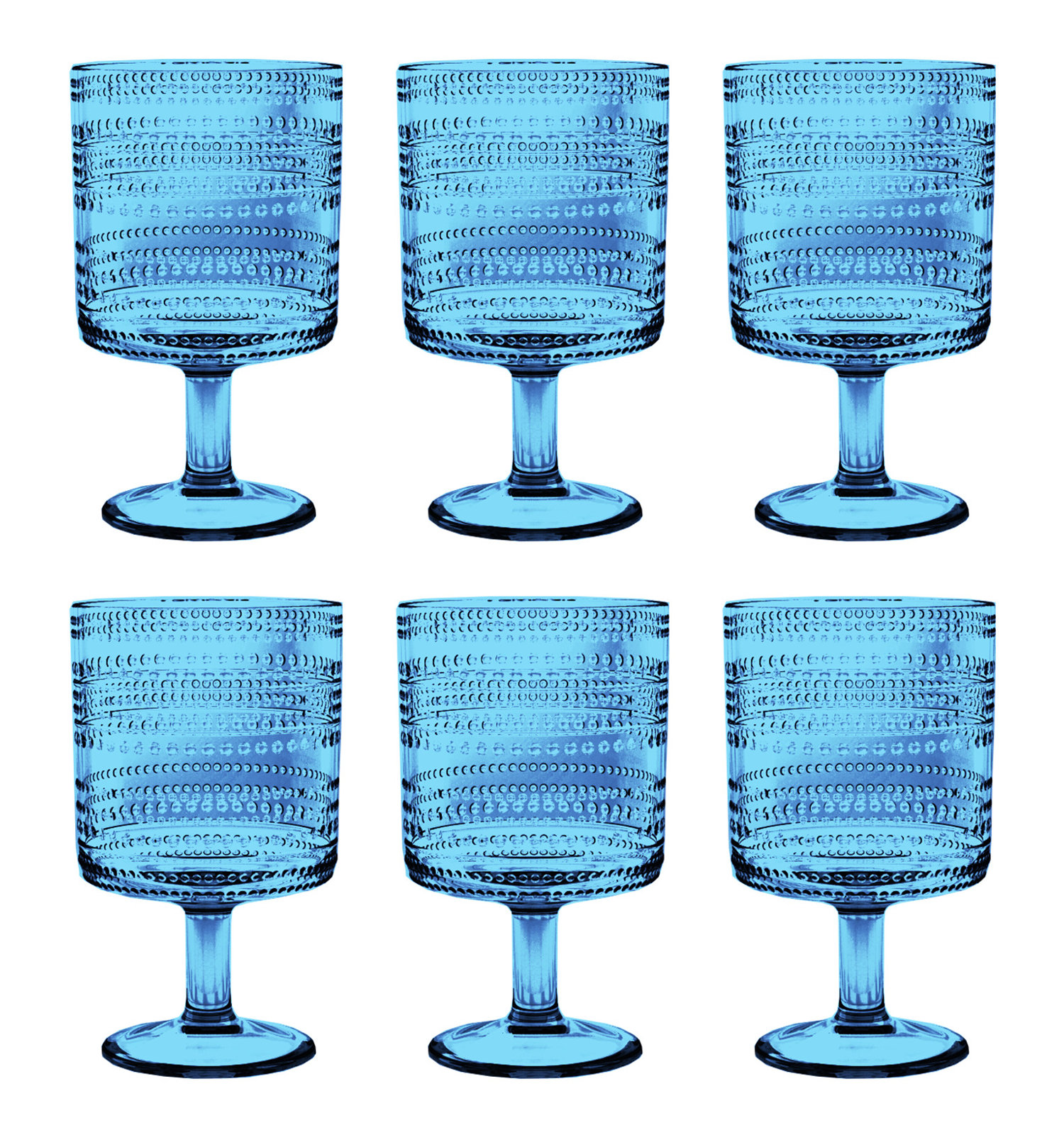 Humberly Drinking Glass, Blue