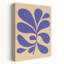 «Periwinkle Abstract Plant Abstract Contemporary Elegant Nature Plant», reproduction d'art murale-133612067