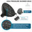 Wall Mounted,Slide Bar Combo Rain Showerhead,Dual Shower Head,No Rough-In Valve