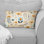 Boho Minimalism Beige Ferns Pattern IV - Floral Printed Pillow