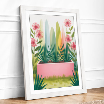 Potted Tropical Arrangement Botanical - Print