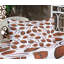 Multicolore drap-housse et coussin décoratif Ambesonne-106799711