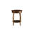 Aberta Walnut Finish Accent Table