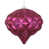 Fuchsia mat, paillettes