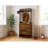 Multifunctional Entryway Cabinet With Hooks And Storage Shelves, Minimalist Entrance Hall Organizer For Coats Shoes And Bags, 31 Inch Narrow Foyer Furniture