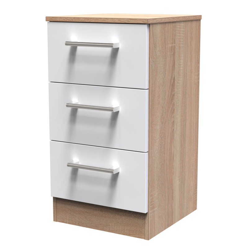 Devon 37cm W Manufactured Wood Bedside Table