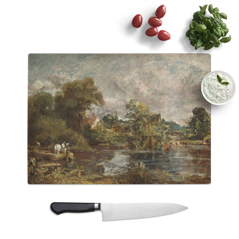 The Horse by John Constable Chopping Board, 0.4cm H x 28.5cm W x 39cm L