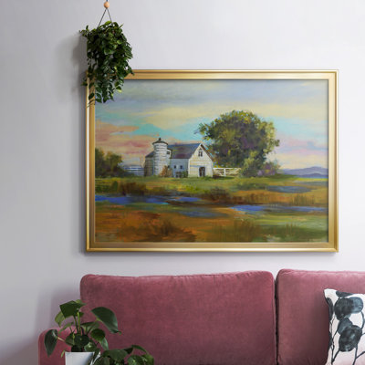 «Down By The Barn», reproduction d'art sur toile