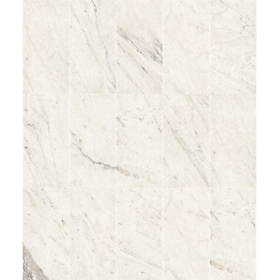 12*24 White Marble Wall Tiles - Natural Stone Fs Textured Finish Create A Captivating Look In Your Kitchen, Bathroom 12X24" Finished Beautify Bathroom, Living Room, Dining Room Walls