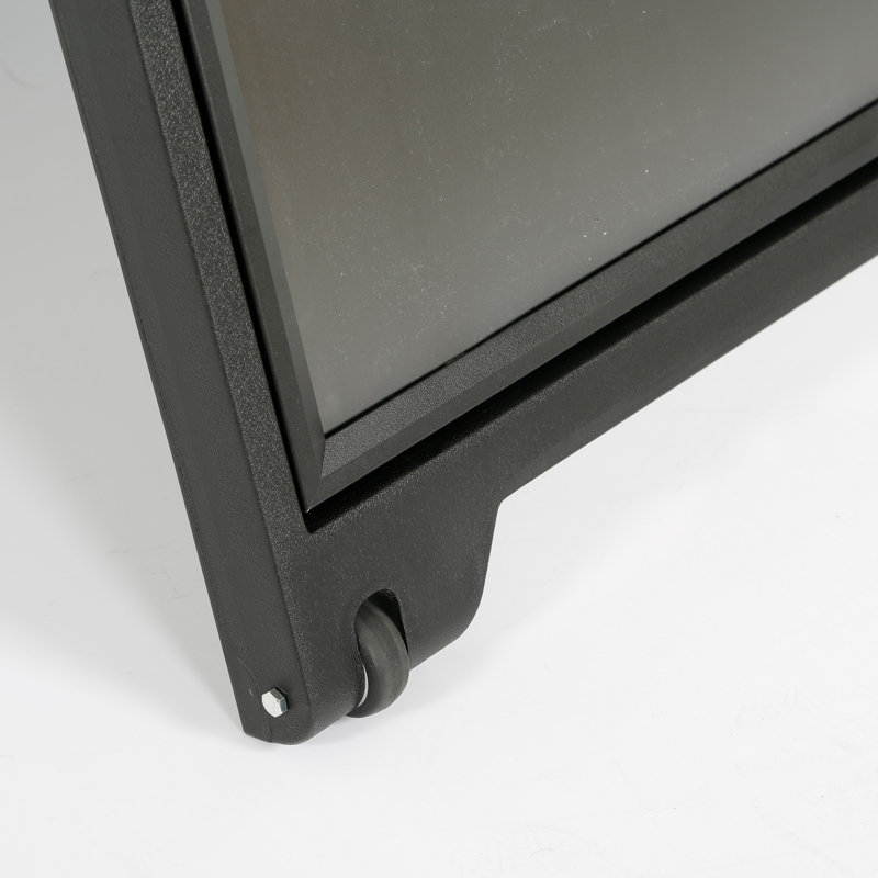 Black Double-Sided Folding Sandwich Board with Protective Cover