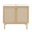 Meuble-lavabo autoportant en chêne naturel Classe 36-1363476232-1363476244-1363476233