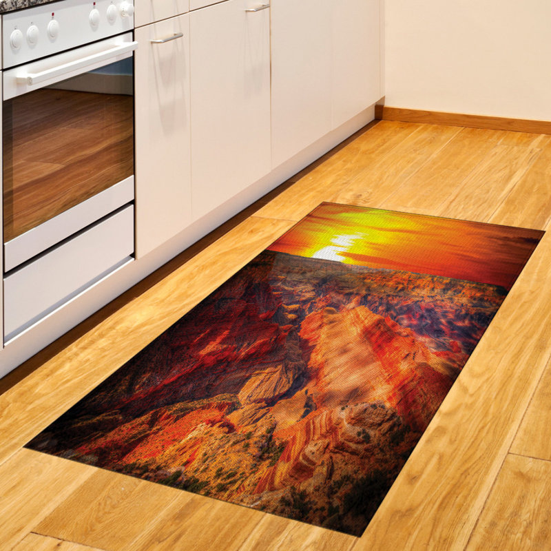 Canyon American High Density Long Fiber Poly Threads Decorative Area Rug Carpet, Rectangle 2'7" x 5'