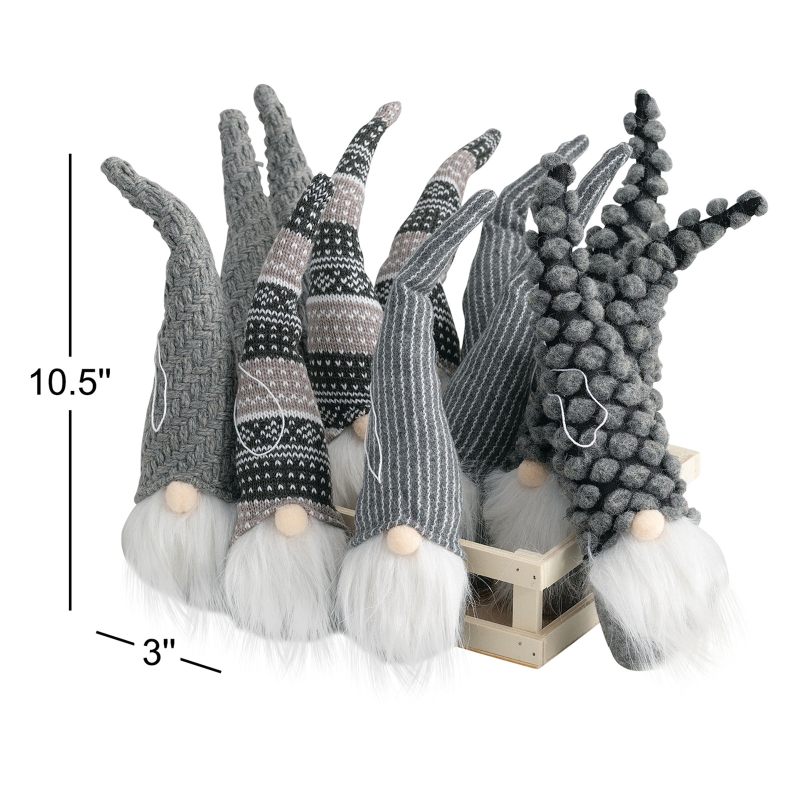 Cozy Bearded Gnome Hanging Figurine Ornament