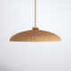 Capella Single Light Rattan Pendant