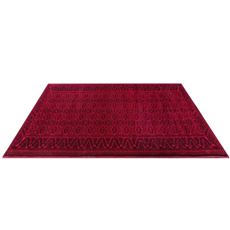 Oriental Indoor / Outdoor Area Rug, Runner 60 x 110 cm, Red