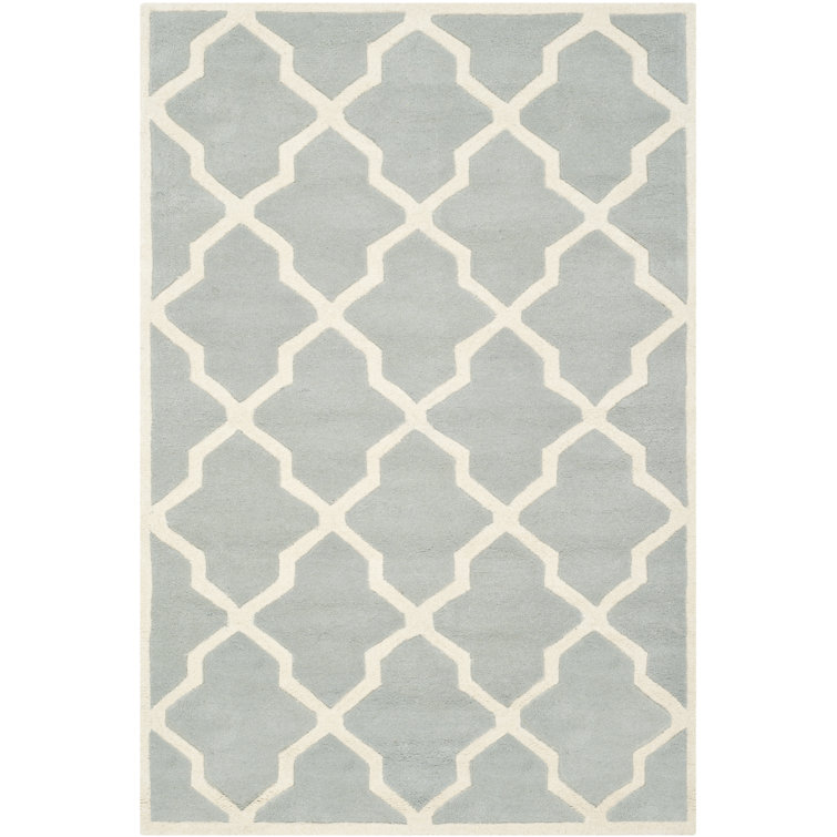 Carolene Hand Tufted Wool Geometric Rug