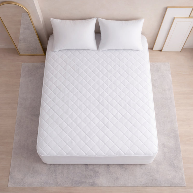 Luxury Quilted Mattress Protector – Deep Pocket, Soft & Stretchable, Single (3')