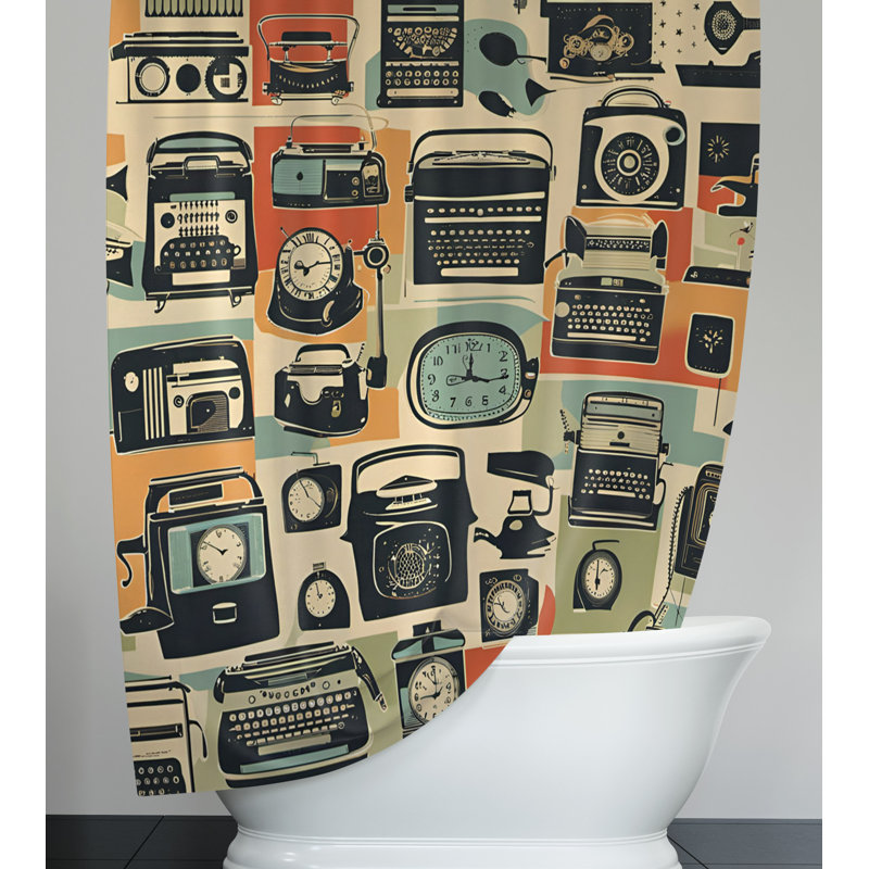 Rideau de douche SH00813, L 70 po x L 83 po