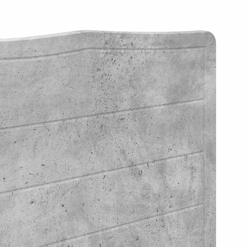 Panel Headboard, California King, Concrete Grey