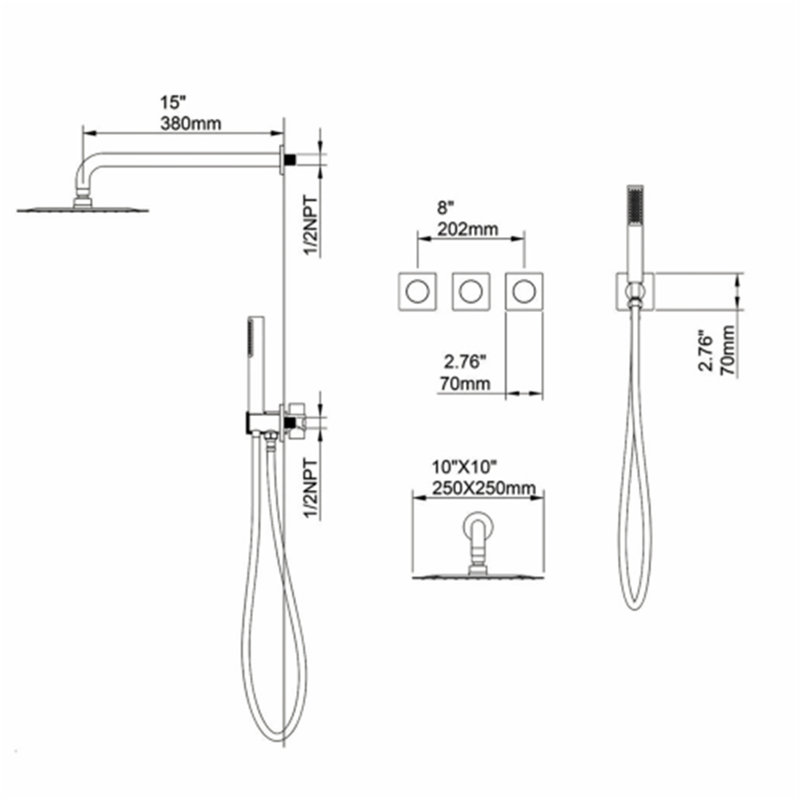 Système de douche complet